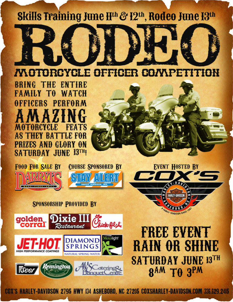 Cox's Harley-Davidson Motorcycle Officer Skills Training and Rodeo ...