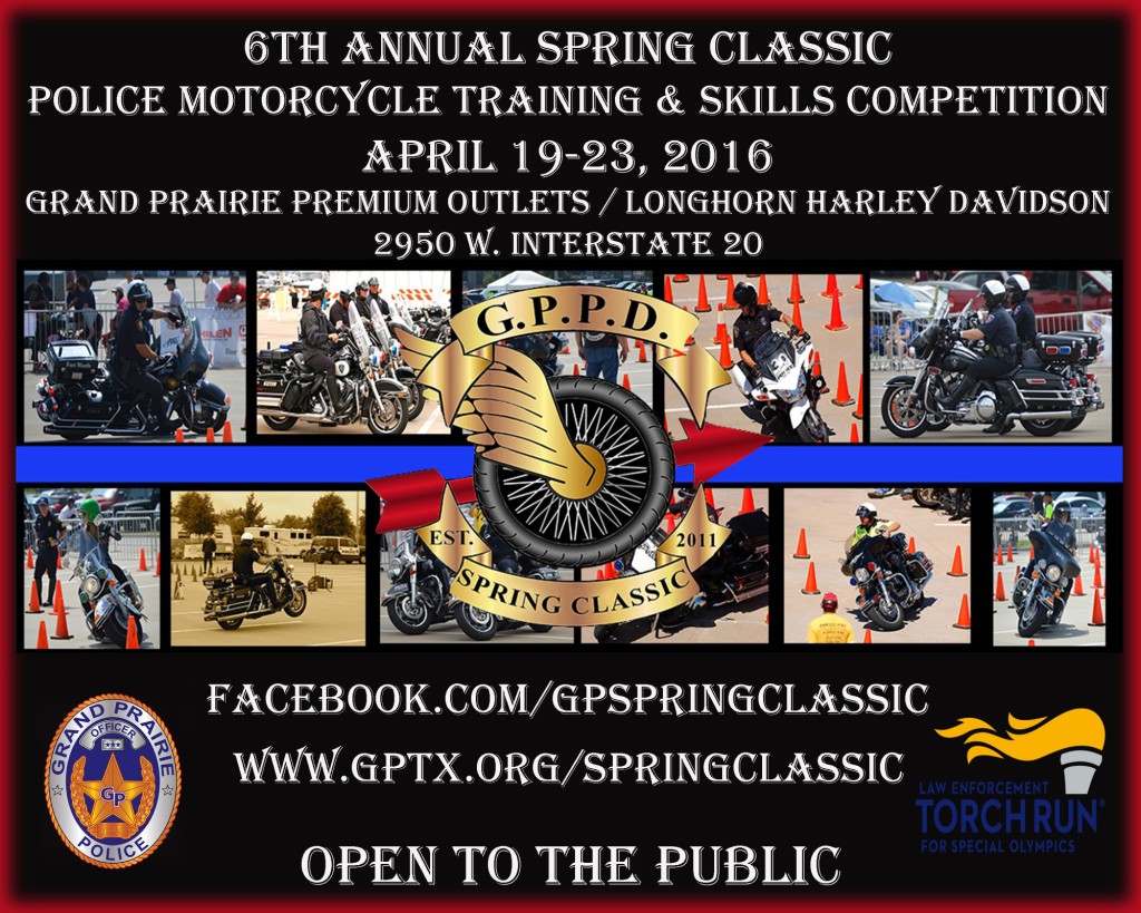 Grand Prairie Spring Classic Police Motorcycle Training and Skills