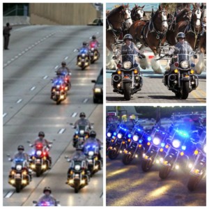 Motolights on Police Motorcycles
